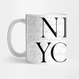 New York Nicknames Mug